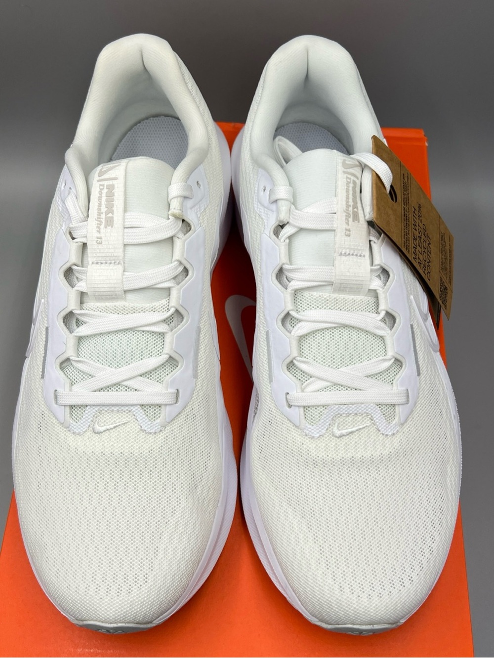 Nike Downshifter 13 Road Running Shoes. Wolf. Men's Sz 11, Wmns 12.5, FD6454-10 - Picture 4 of 7